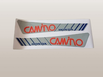 Tankstickerset rood / blauw