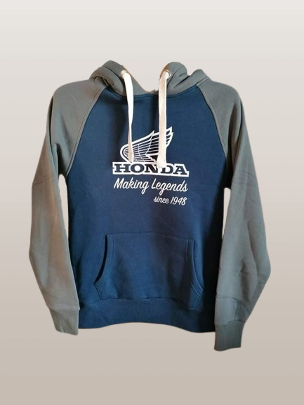 Hoodie Honda Making Legends grijs /blauw
