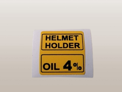 4 % sticker