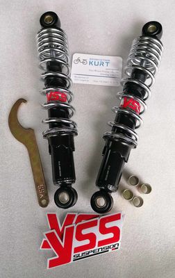 Schokbrekerset 280mm YSS (chrome)