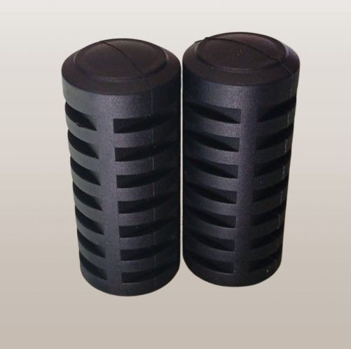 Rubbers voetsteun set (enkel rubbers) zwart