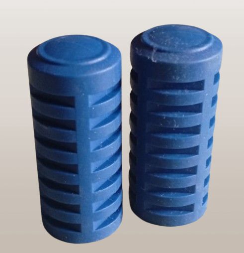 Rubbers voetsteun set (enkel rubbers) donkerblauw