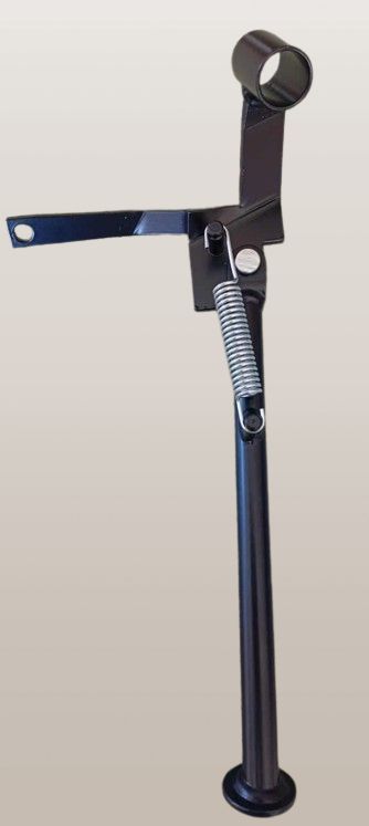 Zijstandaard (zwart/schuine poot) lang model