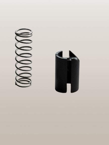 Gasschuif + veer (origineel)