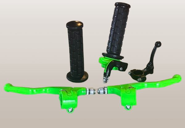 Snelgasset (fluo groen/zwart) Lusito