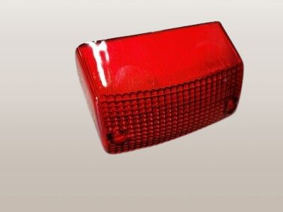 Taillight glass red