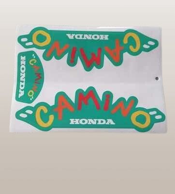 Tankstickerset funny mint groen