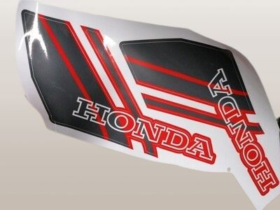 Tankstickerset custom rood Tankstickerset custom rood