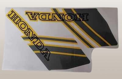 Tankstickerset custom geel