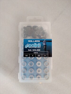 Rollenset scootvario  polini 2,5gr-3gr-3,5gr-4gr