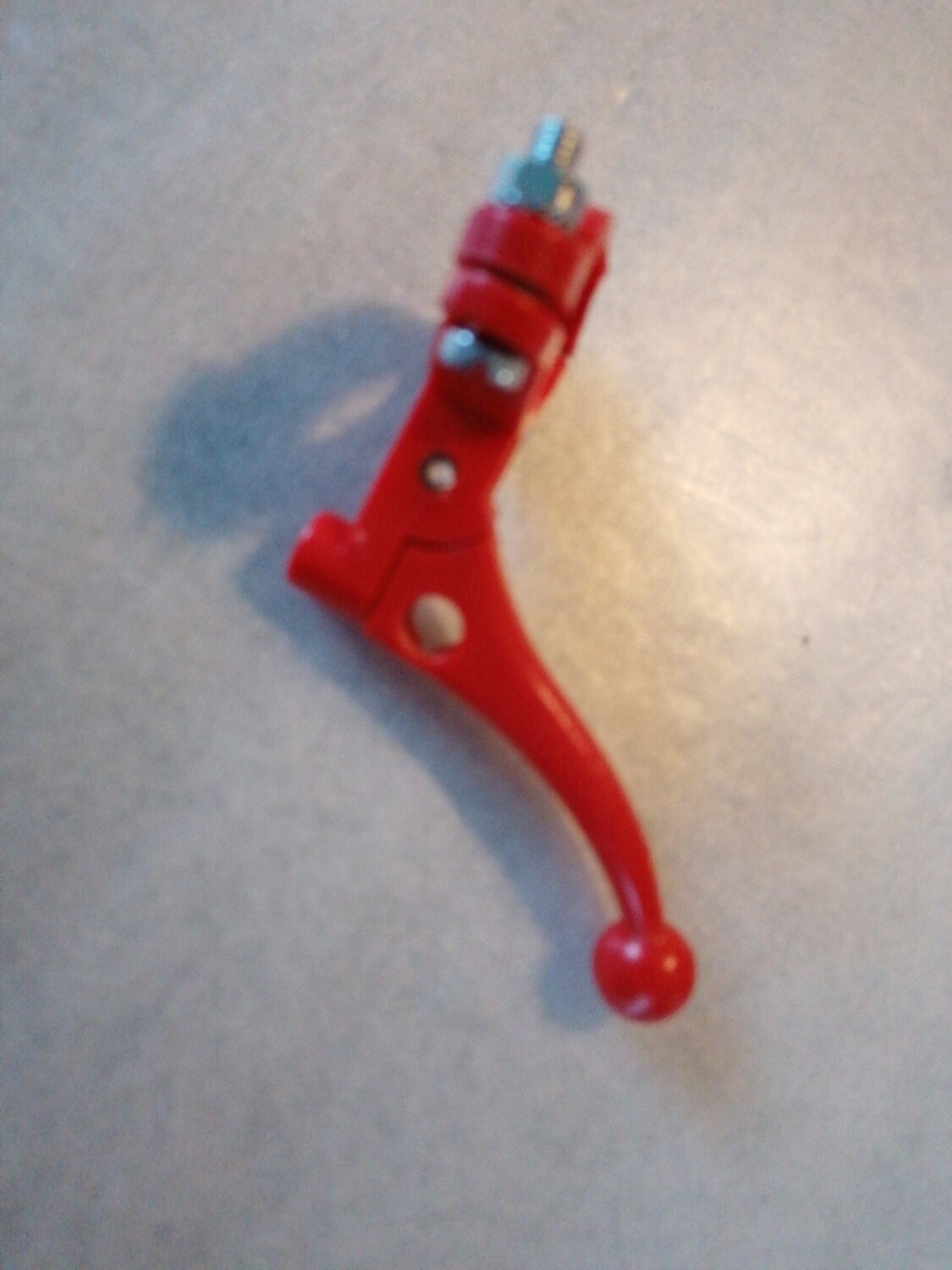 Red decompression lever