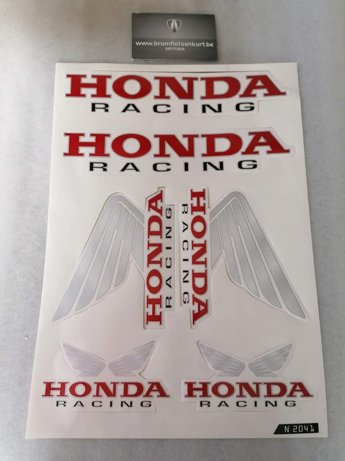 Stickerset Honda Stickerset Honda