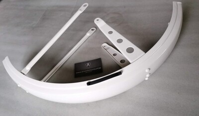 Front mudguard white