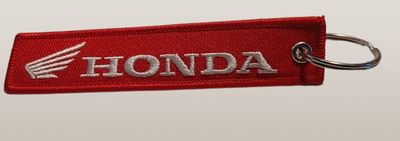 Sleutelhanger Honda Stof (rood/wit)