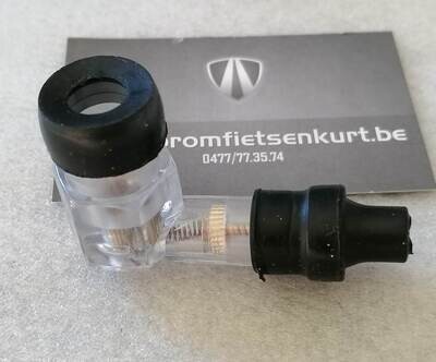 Tête de bougie transparente