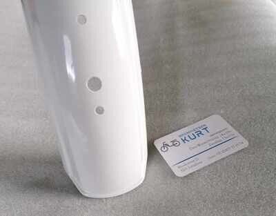 Rear mudguard long model white