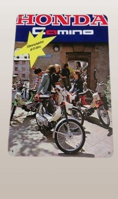 Aluminum sign (28cmL x 15cmW) Honda Camino