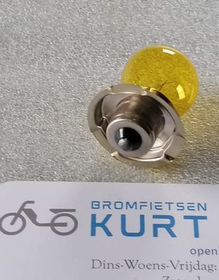 Lampje 12V/15W (kraag  geel)