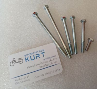 Bouten set cilindermontage