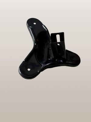 Zadelplaat (paddestoel model) zwart