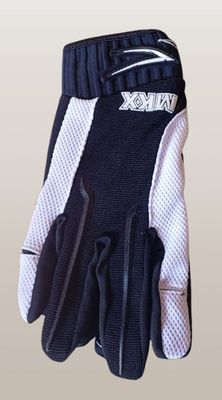 Gants croisés (noir/blanc)