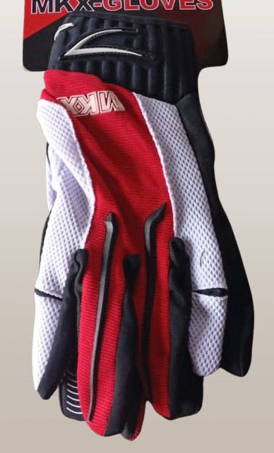 Cross handschoenen (wit/rood/zwart)