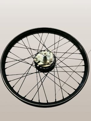 Set spaakwielen zwart