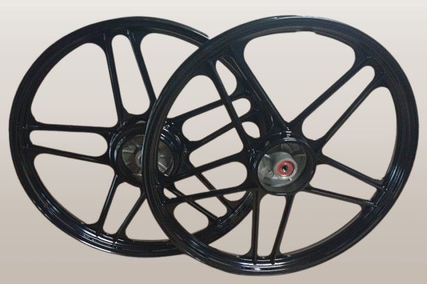 Set of Grimeca wheels (black)