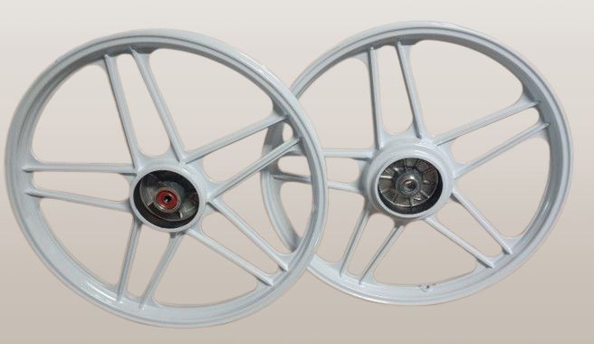 Set of Grimeca wheels (white)