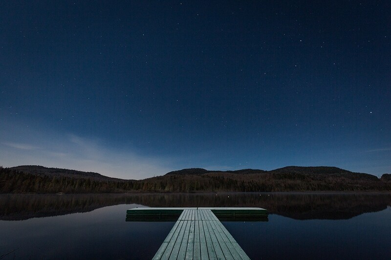 DOCK BY THE LAKE - SAINT DONAT | CANADA