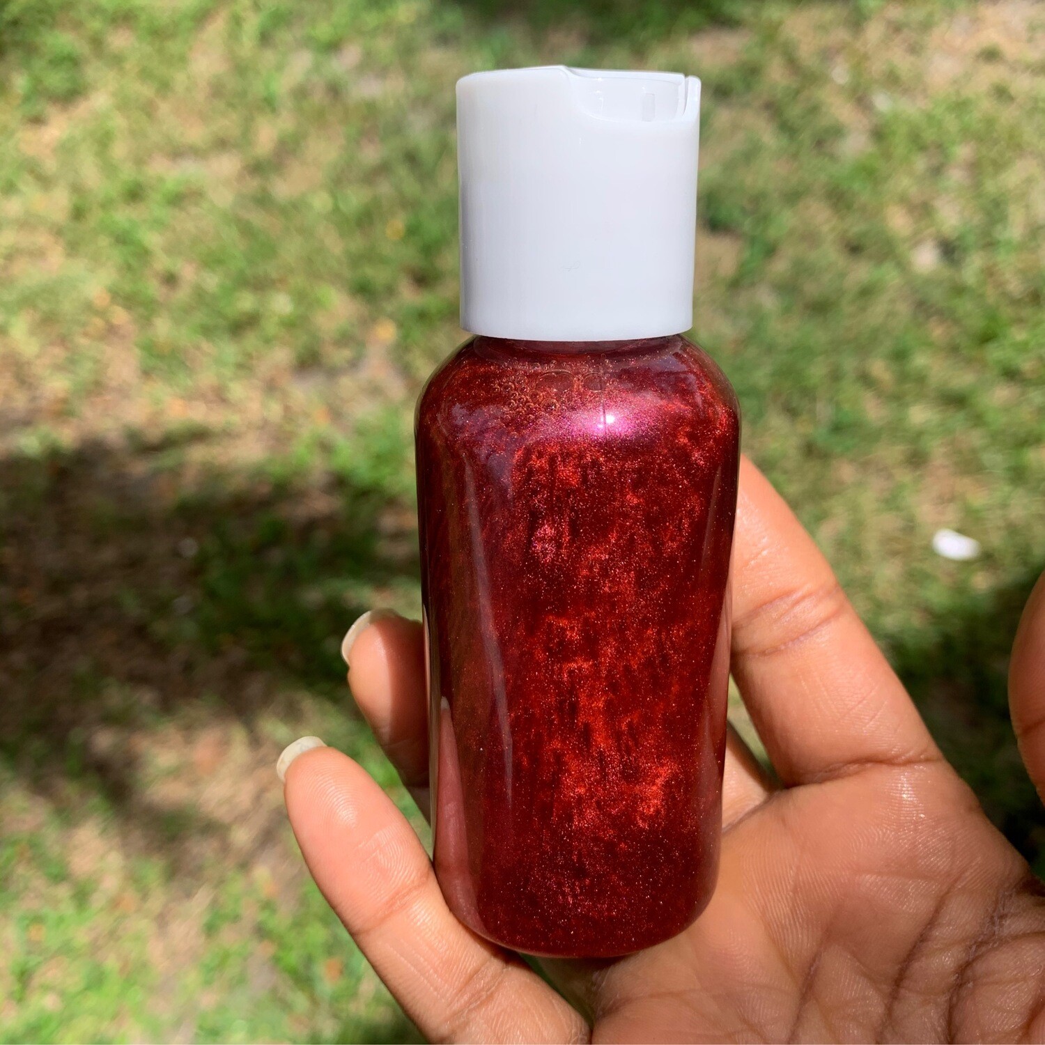 Body Shimmer Oil Melot Red