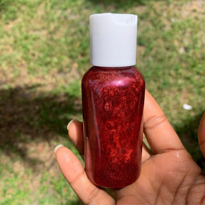 Body Shimmer Oil Melot Red