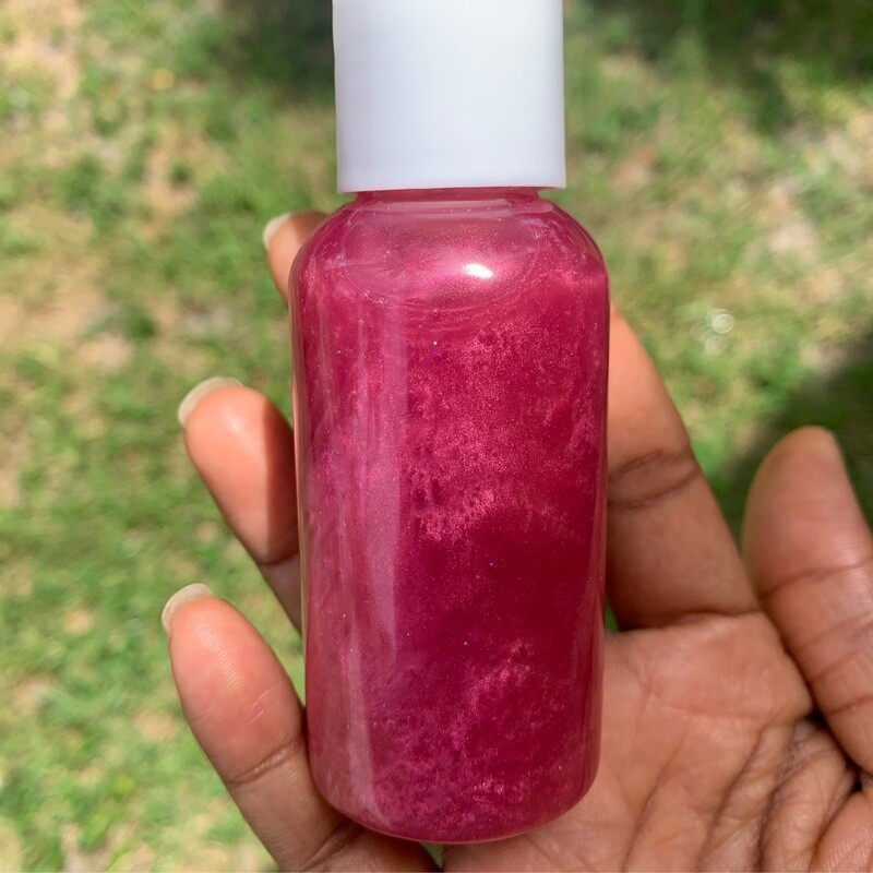 Body Shimmer Oil Cool Cherry Pink
