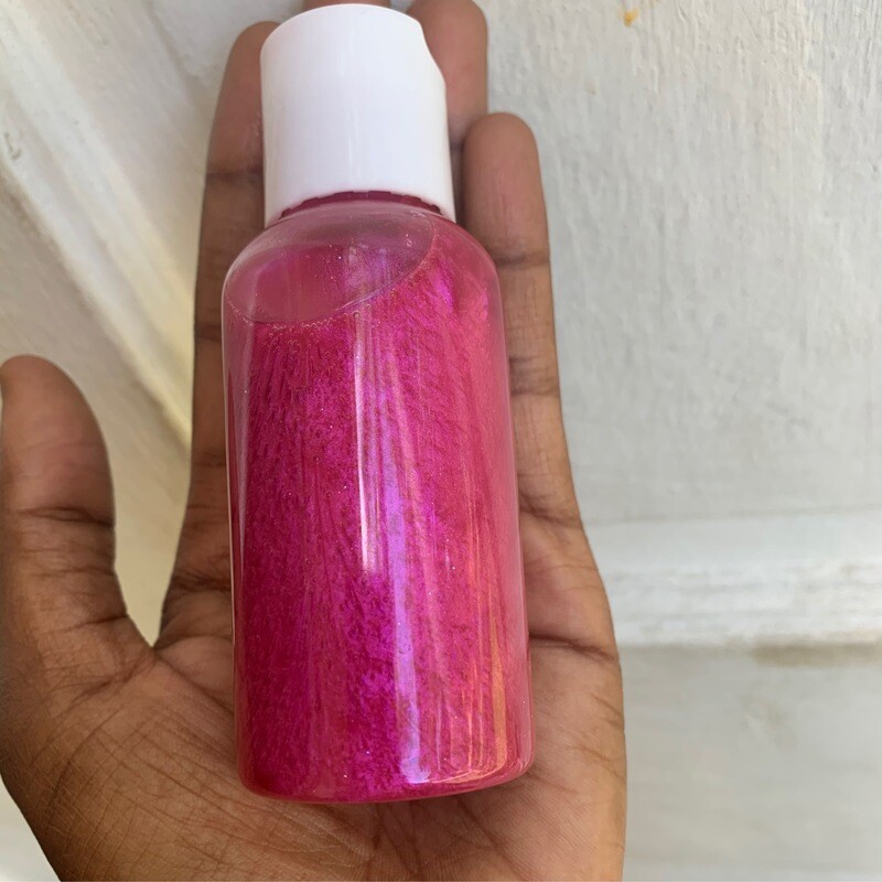 Body Shimmer Oil Warm pink