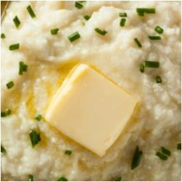 Mashed cauliflower, by the lb