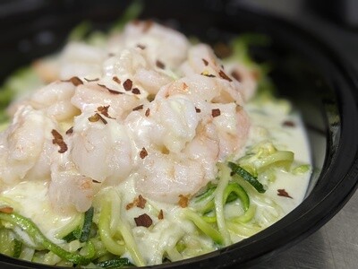 Shrimp Alfredo with Zoodles