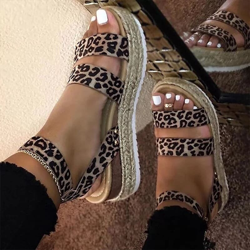 Leopard sandles