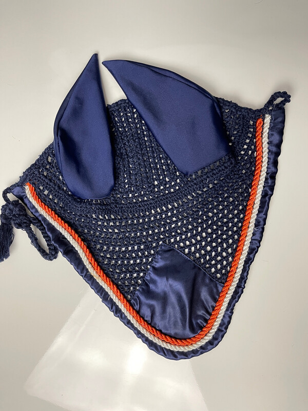 Oornetje donkerblauw cob Oornetje donkerblauw cob