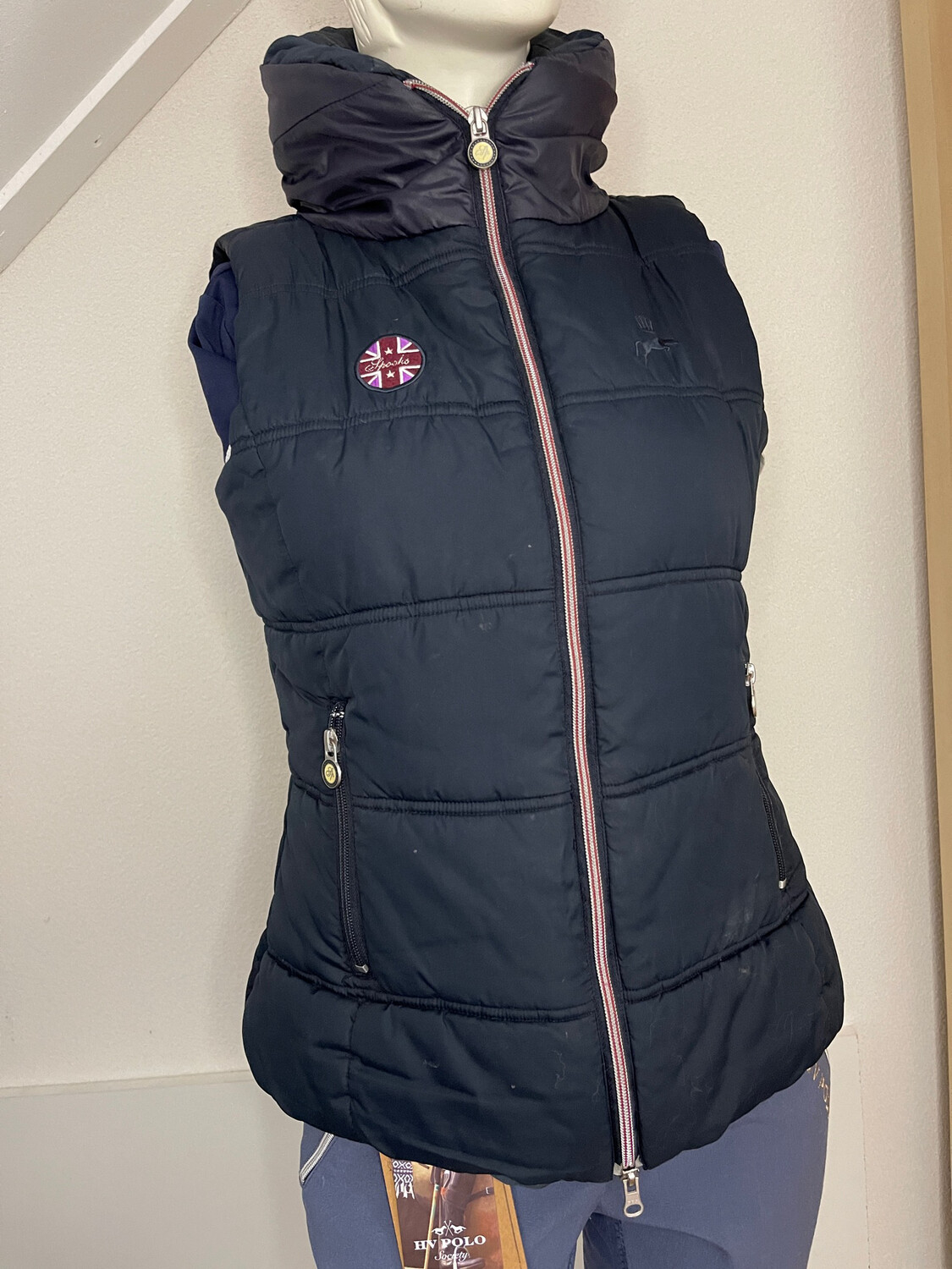 Spooks bodywarmer blauw 34