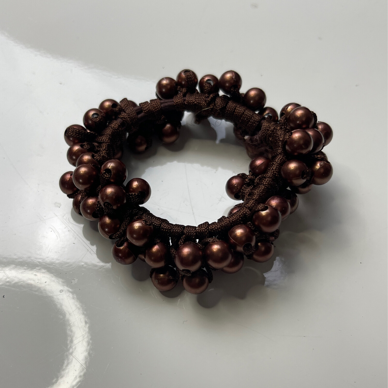 Knotband bruin