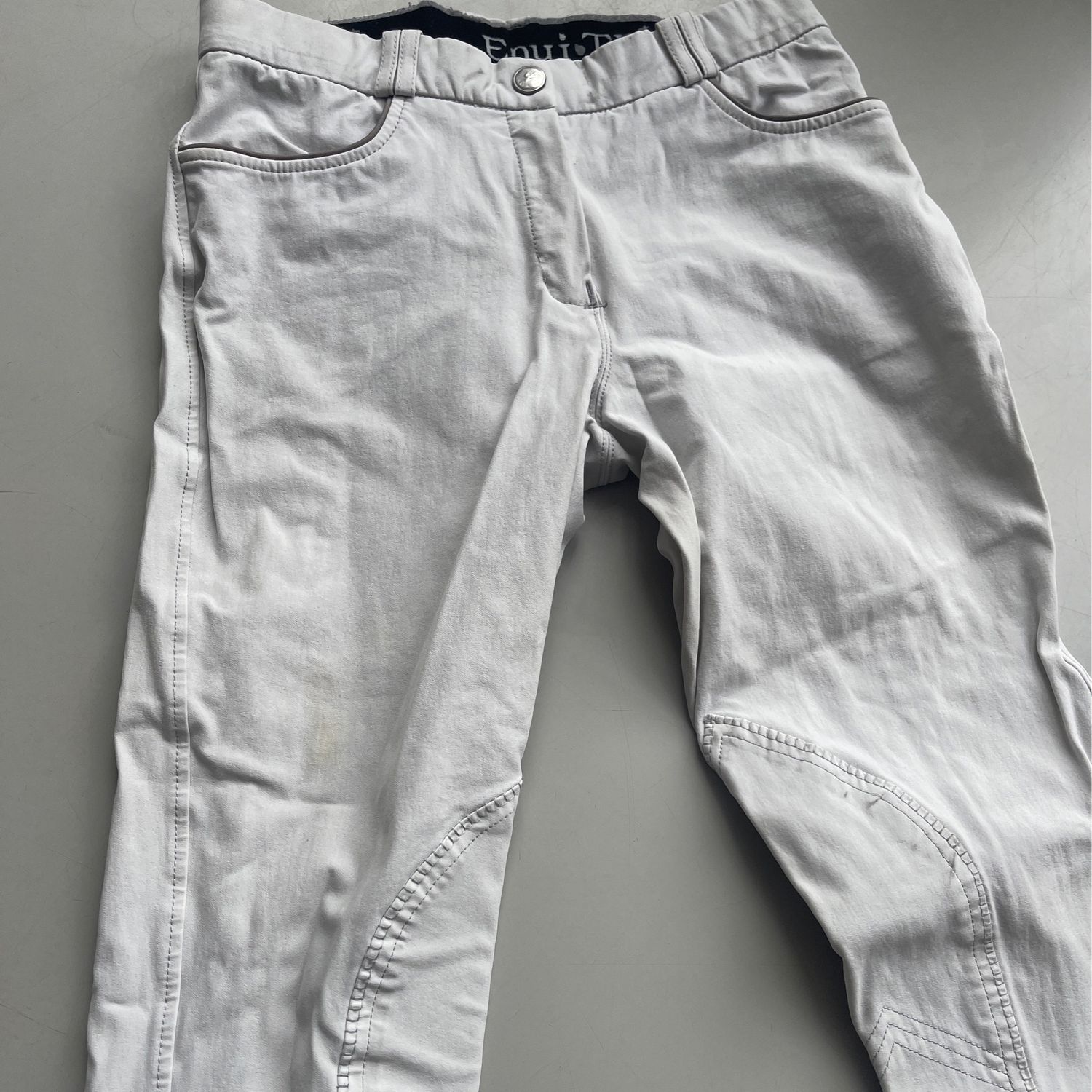 Equi Theme Rijbroek wit 34