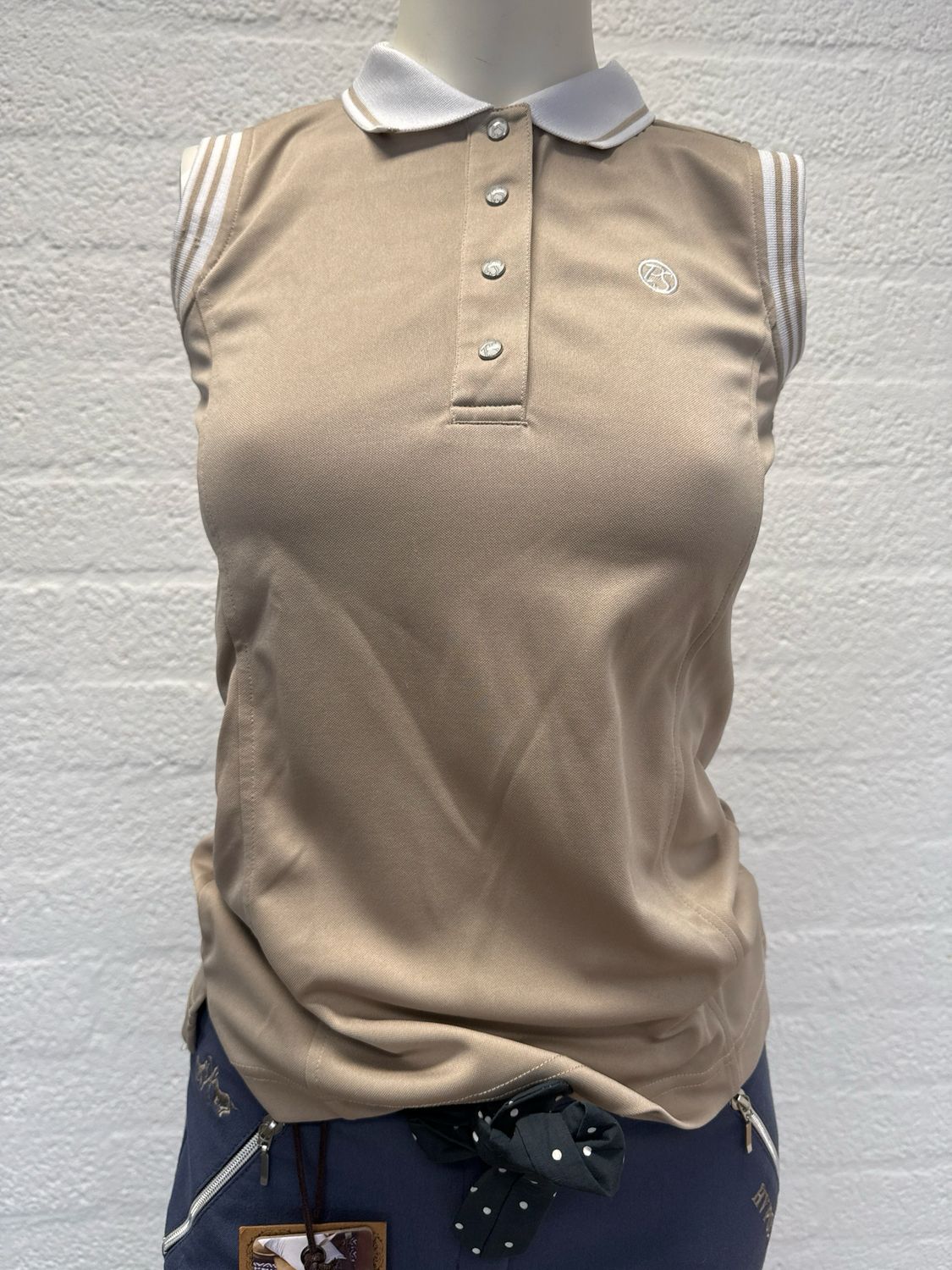 PS of Sweden mouwloze top beige 34