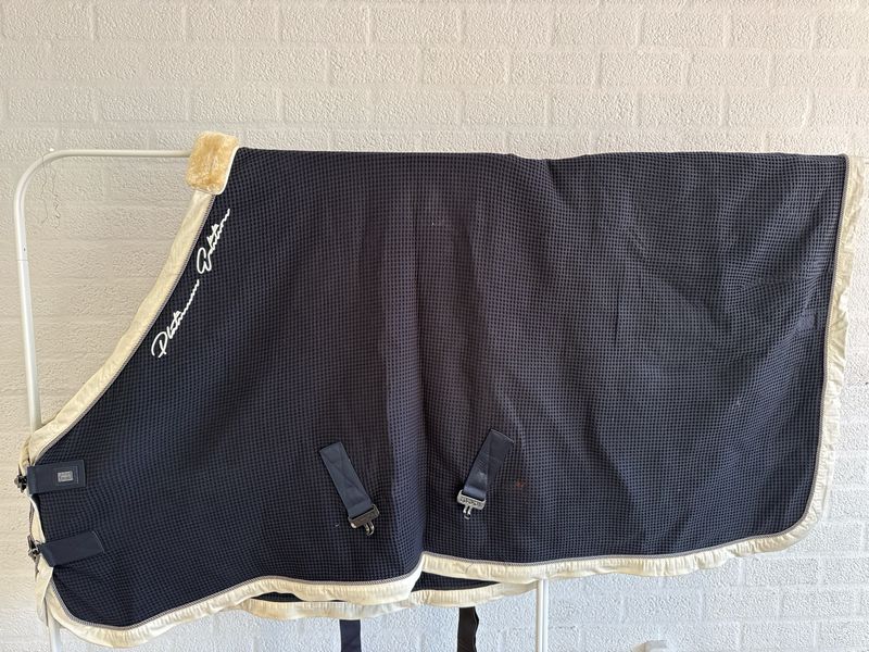Eskadron Platinum deken donkerblauw 185 medium