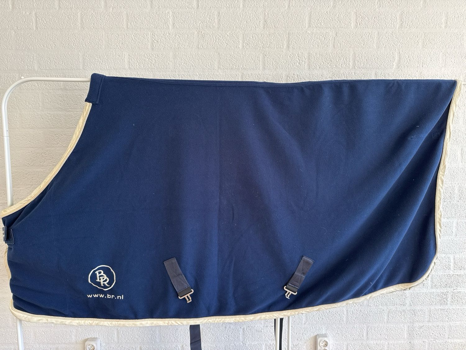 BR zweetdeken fleece blauw 185