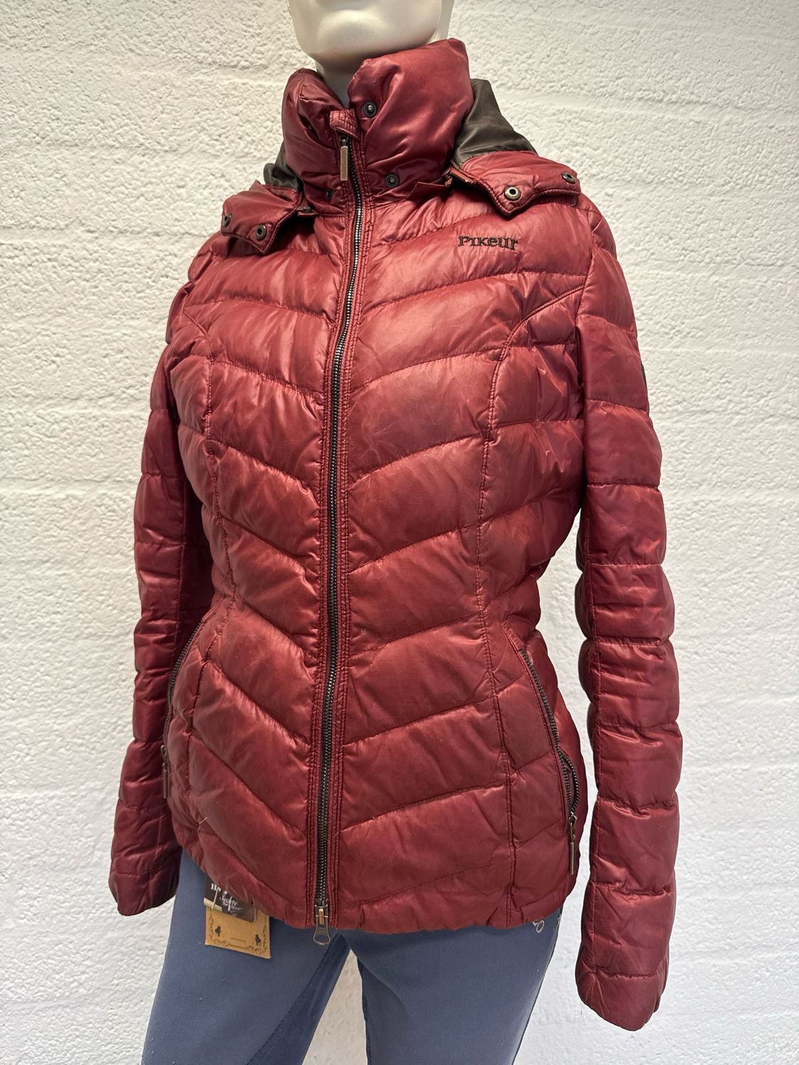 Pikeur winterjas rood 36