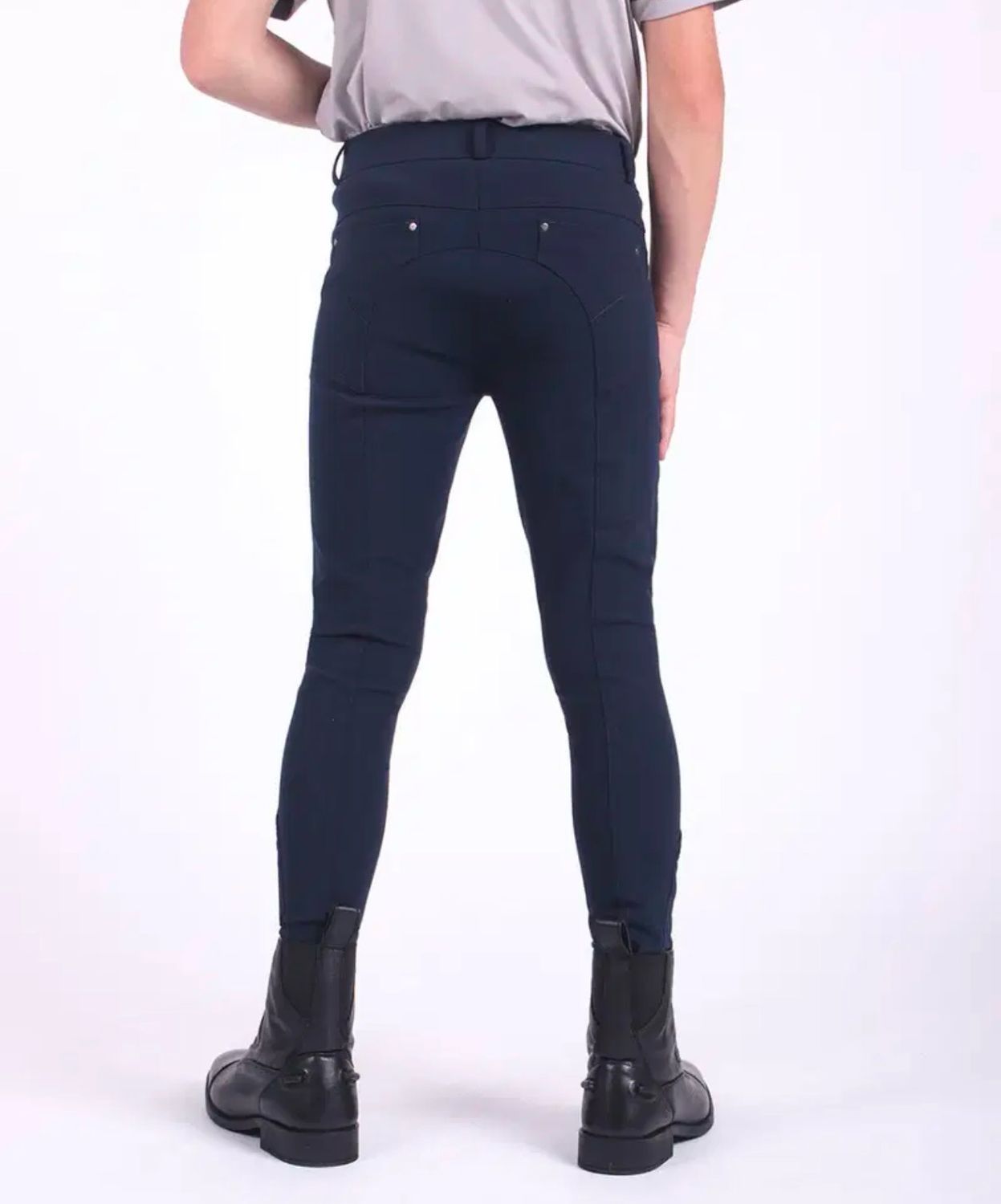 QHP rijbroek Filip blauw 152