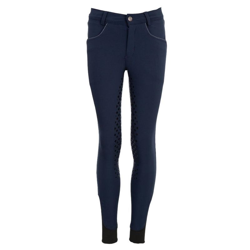 BR Ned rijbroek full grip blauw 152 BR Ned rijbroek full grip blauw 152