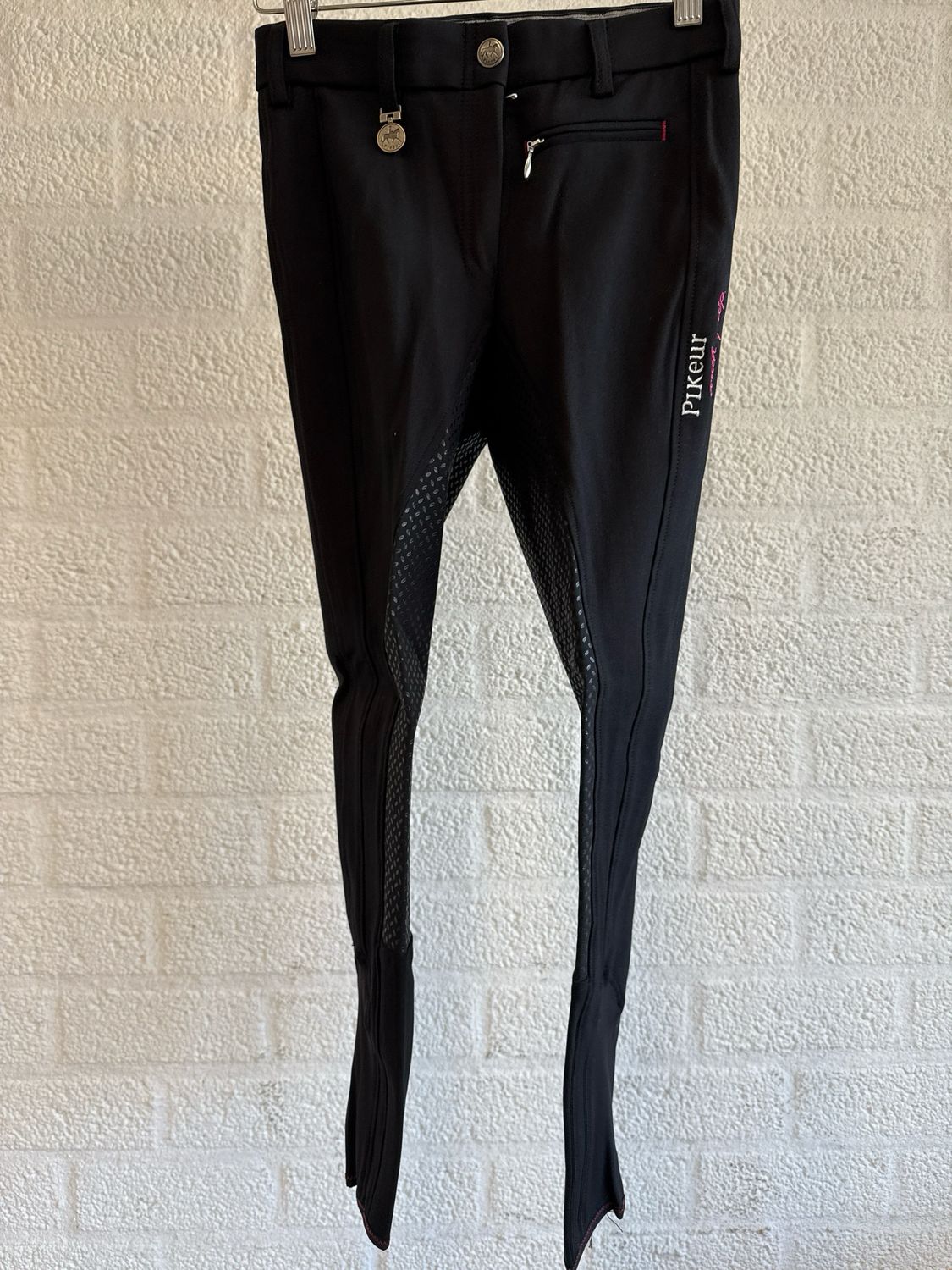 Pikeur Lucinda girls zwart rijbroek grip 146