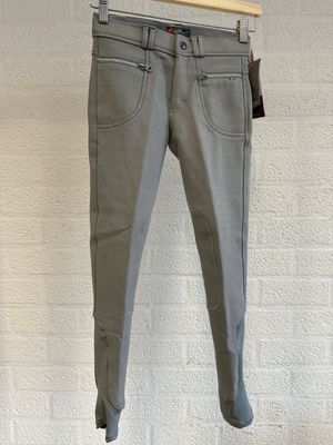 QHP Elvena rijbroek grijs 152