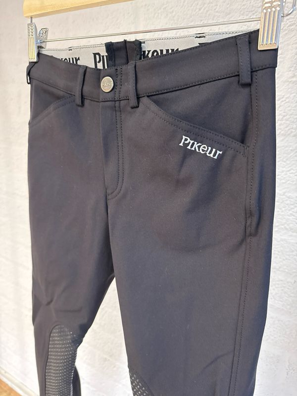 Pikeur Brooklyn rijbroek knie grip zwart Pikeur Brooklyn rijbroek knie grip zwart